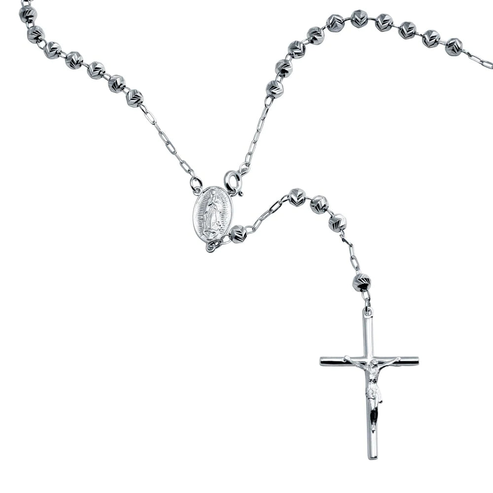 Silver Rosary